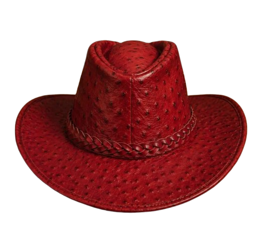 Red Western Cowboy Hat